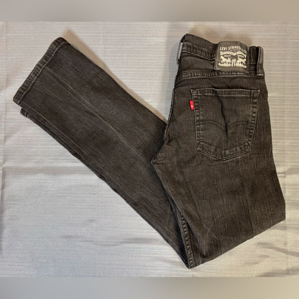 Levi’s Slim Fit Jeans – Men’s W32 L34 – Black / Charcoal Denim